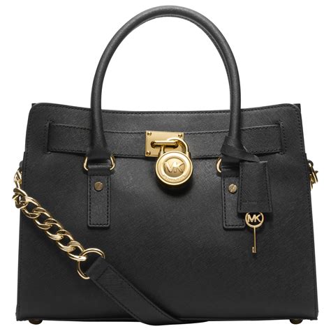 michael kors hamilton large leather satchel|Michael Kors Hamilton studded bag.